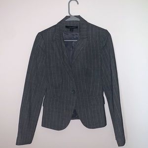 Gray and silver pinstripe Express blazer